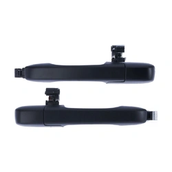 Door Handle Outer for Honda CR-V RD 01-06 Set of 2 Black REAR LEFT+RIGHT