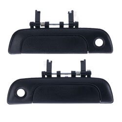 Door Handle Outer for Suzuki Baleno 1995-2002 Set of 2 Black FRONT LEFT+RIGHT