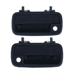 2pc Front Left & Right Outer Door Handle Textured Black For Suzuki Vitara TA 4 Door 1988 - 1998