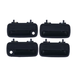 4pc Front Rear Left & Right Outer Door Handle Textured Black For Suzuki Vitara TA 4 Door 1988 - 1998