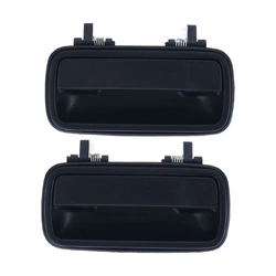 2pc Rear Left & Right Outer Door Handle Textured Black For Suzuki Vitara TA 4 Door 1988 - 1998