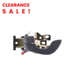 Front / Rear Left Textured Grey Inner Door Handle for Chevrolet Metro 98-01, Geo Metro 95-97, Suzuki Swift 95-01 North America