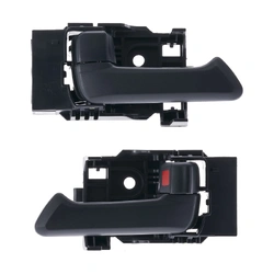 2pc Front = Rear Left & Right Inner Door Handle Black for Holden Rodeo RA 2003 -2008