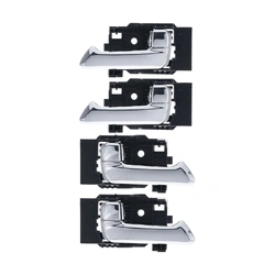 4pc Front Rear Left & Right Inner Door Handle Chrome for Holden Rodeo RA 2003 -2008 