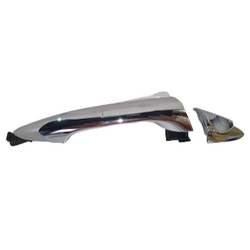 Chrome Front Right Outer Door Handle W/ Keyhole For Hyundai Elantra MD