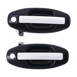 2pc Front Right & Left Outer Door Handle Chrome For Hyundai Santa Fe SM 2000 - 2005