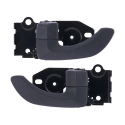 Door Handle Inner for Hyundai Santa Fe SM 00-05 Set of 2 Grey FRONT LEFT+RIGHT