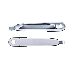 2pc Set FRONT Left + Right Outer Door Handle Chrome for Hyundai Tucson JM 04-10