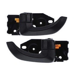 2pc Front Left & Right Inner Door Handle Texture Black For Hyundai iLoad iMax TQ 2007 -ON