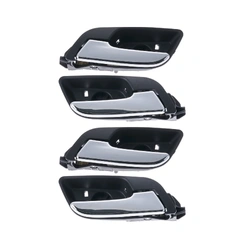 Door Handle Inner for Holden Barina 2011-2018 Set of 4 Chrome FRONT REAR LH+RH