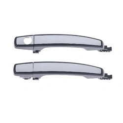 Door Handle Outer for Holden Barina 11-18, Caprice 13-17, Colorado 12-20, Commodore 13-17, Cruze 09-16 etc. Set of 2 Chrome Black FRONT LH+RH