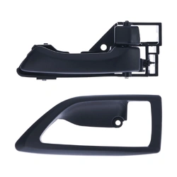 Door Handle Inner+Trim for Isuzu N-Series 08-16 Set of 2 Black FRONT RIGHT