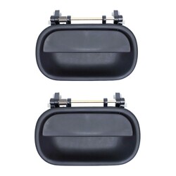 Door Handle Outer for Isuze N-Series 1994-2004 Set of 2 Black FRONT LEFT+RIGHT