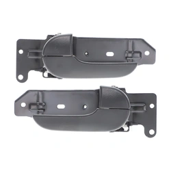 Door Handle Inner for Kia K-Series K2700/K2900 Set of 2 Black FRONT LEFT+RIGHT