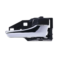 Front / Rear Right Chrome Facial, Textured Black Base Inner Door Handle for Toyota Hilux 15-20, RAV4 12-18, Kluger 13-19, Prius 09-16, Camry 11-17