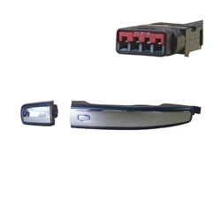 Rear Left / Right Chrome Facial, Primed Black Base Outer Door Handle, With Smart Entry for Holden Commodore 13-17, Barina 11-18, Cruze 09-16 etc