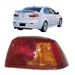 Aftermarket - Right Tail Lamp Outer, Red Base for Mitsubishi Lancer CJ/CF 07-17 Sedan