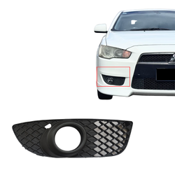 Aftermarket - Front Bar Grille With Fog Light Mount Right Side for Mitsubishi Lancer CJ 07-15