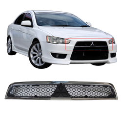 Aftermarket - Chrome Grille for Mitsubishi Lancer CJ 07-15