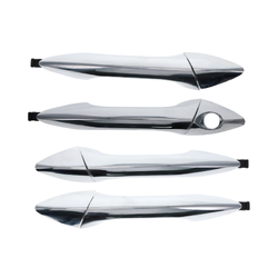 Set of 4 Chrome FRONT & REAR LEFT + RIGHT Door Handle Outer for Hyundai i30 GD 12-17