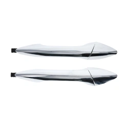 Door Handle Outer for Hyundai i30 GD 12-17 Set of 2 Chrome REAR LEFT+RIGHT