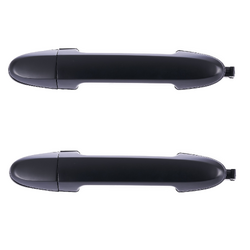 Set of 2 Rear LH+RH Primed Black Outer Door Handle for Hyundai Santa Fe CM 05-12