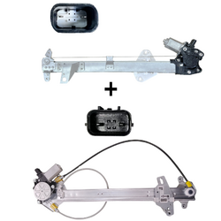 Front Left Electric Window Regulator With 2 Pins Motor for Honda Accord CP 08-13
