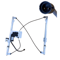 Front Right Electric Window Regulator With 2 Pins Motor, Round Plug for Citroen Jumpy 07-15, Peugeot Expert 07-15, Fiat Scudo 08-15