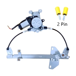 Rear Left Electric Window Regulator With 2 Pins Motor for Nissan Dualis J10 07-16, Qashqai J10 09-16