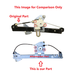 Rear Right Window Regulator W/o Motor For Saab 9-3 YS3F