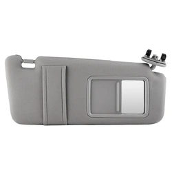 Grey Right Side Sun Visor Without Vanity Light For Toyota Camry Aurion V40 06-12