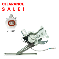 Rear Left Electric Window Regulator With 2 Pins Motor for Toyota RAV4 SXA11 95-00