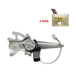 Rear Left Electric Window Regulator With 2 Pins Motor for Toyota RAV4 ACA21/ACA23 00-06 4-Dr