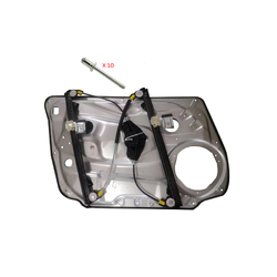Front Right Electric Window Regulator Without Motor, With Panel W/Rivets for Mercedes Benz C-Class W204 07-14, E-Class W212 09-16