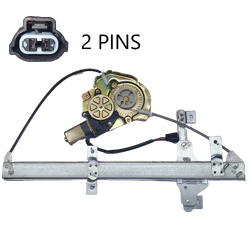 Front Right Electric Window Regulator With 2 Pins Motor for Holden Rodeo TF 88-03