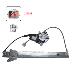 Front Right Electric Window Regulator With 2 Pins Motor for Ford Escape ZA/ZB/ZC 01-08, Mazda Tribute 01-06