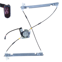 Front Right Electric Window Regulator With 2 Pins Motor, Without Panel for Ford Fiesta WP/WQ 03-08 2-Door