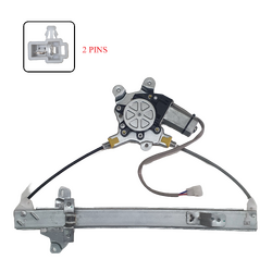 Rear Left Electric Window Regulator With 2 Pins Motor for Mitsubishi Lancer CG/CH 02-08