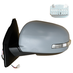 Aftermarket - Left Door Mirror, Electric With Indicator With Grey Cover for Mitsubishi ASX XB/XC/XD 12-Current