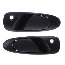 Door Handle Outer for Honda Civic EG EH 91-95 Set of 2 Black FRONT LEFT+RIGHT