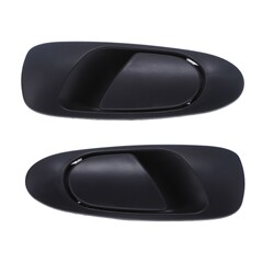 Door Handle Outer for Honda Civic EG EH 91-95 Set of 2 Black REAR LEFT+RIGHT
