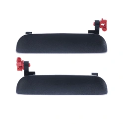 2pc Set FRONT Left & Right Door Handle Outer Black For Mazda B Series Ford Courier 98-06 