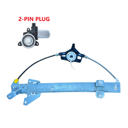 Front Left Electric Window Regulator With 2 Pins Motor for Mazda 3 BM/BN 13-19