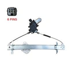 Front Right Electric Window Regulator With 6 Pins Motor for Subaru Outback BS 14-20, Liberty BN 14-20