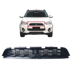 Aftermarket - Upper Front Bar Grille for Mitsubishi ASX XB 12-16