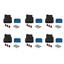 6x 3Pin Ignition Coil Pack Connector Plug Housing for Honda Accord 03-07, Civic 01-06, Acura S2000