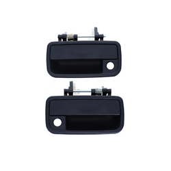 Set of 2 Front LH+RH Textured Black Outer Door Handle for Daihatsu Charade G200 93-98