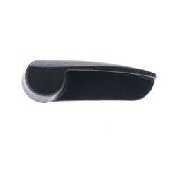 Rear Left Textured Black Inner Door Handle for GMC Canyon 04-12, Chevrolet Colorado 04-12, Isuzu Pickup 06-14, D-max 02-11 US Extended Cab