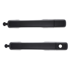 Set of 2 Front LH+RH Textured Black Outer Door Handle for Isuzu D-Max 12-20