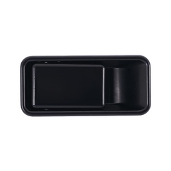 Front Left Smooth Black Outer Door Handle for Jeep Wrangler TJ 96-07, Half Door Type